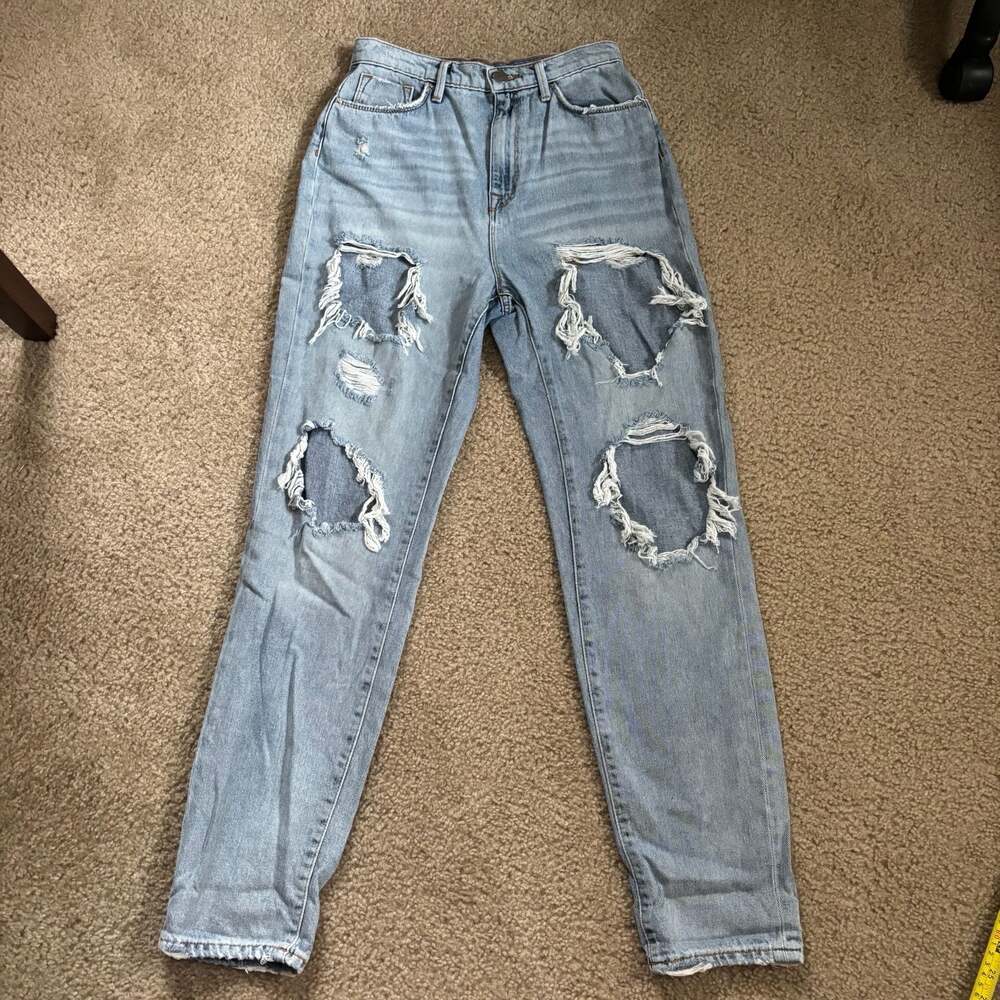 BDG Mom High Rise Distressed Jeans Size 27W